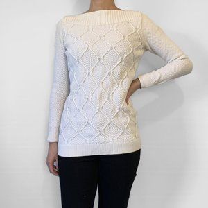Long Boatneck Pullover Sweater